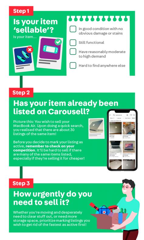 how to sell better on carousell|The ultimate checklist to help you prioritize what to sell on Carousell.